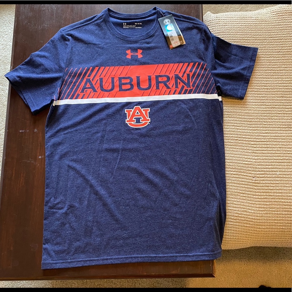 Mens under armor auburn t shirt